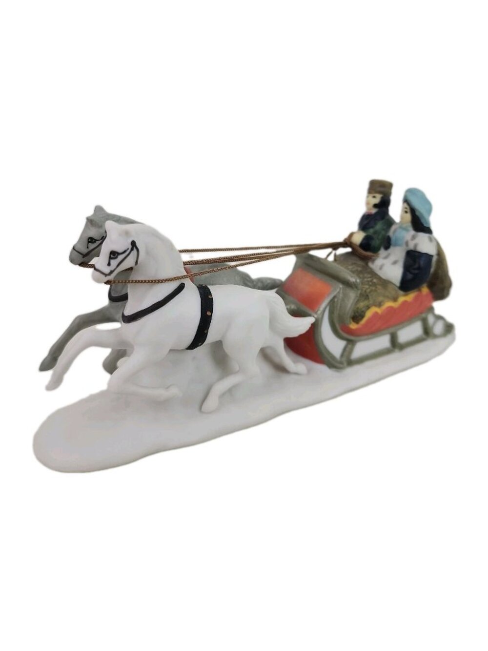 Department 56 "Sleighride" 6511-0 Christmas Heritage Village Accessory Vntg